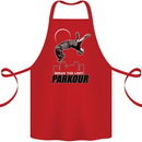 Parkour Free Running Break the Limit Cotton Apron 100% Organic Red