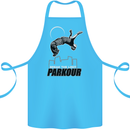 Parkour Free Running Break the Limit Cotton Apron 100% Organic Turquoise