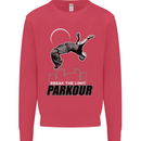 Parkour Free Running Break the Limit Kids Sweatshirt Jumper Heliconia