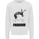 Parkour Free Running Break the Limit Kids Sweatshirt Jumper White
