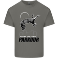 Parkour Free Running Break the Limit Kids T-Shirt Childrens Charcoal