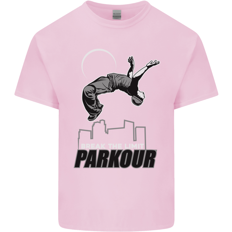 Parkour Free Running Break the Limit Kids T-Shirt Childrens Light Pink