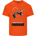Parkour Free Running Break the Limit Kids T-Shirt Childrens Orange
