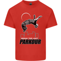 Parkour Free Running Break the Limit Kids T-Shirt Childrens Red