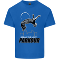 Parkour Free Running Break the Limit Kids T-Shirt Childrens Royal Blue
