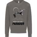 Parkour Free Running Break the Limit Mens Sweatshirt Jumper Charcoal