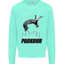 Parkour Free Running Break the Limit Mens Sweatshirt Jumper Peppermint