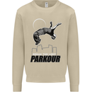 Parkour Free Running Break the Limit Mens Sweatshirt Jumper Sand