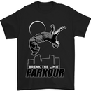 Parkour Free Running Break the Limit Mens T-Shirt Cotton Gildan Black