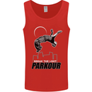 Parkour Free Running Break the Limit Mens Vest Tank Top Red