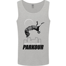 Parkour Free Running Break the Limit Mens Vest Tank Top Sports Grey