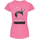 Parkour Free Running Break the Limit Womens Petite Cut T-Shirt Azalea