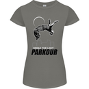 Parkour Free Running Break the Limit Womens Petite Cut T-Shirt Charcoal