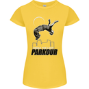 Parkour Free Running Break the Limit Womens Petite Cut T-Shirt Yellow