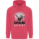 Parkour Free Running the Art of Movement Childrens Kids Hoodie Heliconia