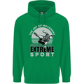 Parkour Free Running the Art of Movement Childrens Kids Hoodie Irish Green