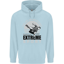 Parkour Free Running the Art of Movement Childrens Kids Hoodie Light Blue