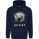 Parkour Free Running the Art of Movement Childrens Kids Hoodie Navy Blue