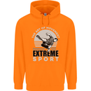 Parkour Free Running the Art of Movement Childrens Kids Hoodie Orange