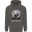 Parkour Free Running the Art of Movement Childrens Kids Hoodie Storm Grey