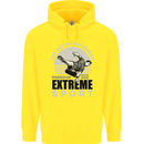 Parkour Free Running the Art of Movement Childrens Kids Hoodie Yellow