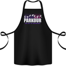 Parkour Free Running the Art of Movement Cotton Apron 100% Organic Black