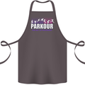 Parkour Free Running the Art of Movement Cotton Apron 100% Organic Dark Grey