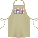 Parkour Free Running the Art of Movement Cotton Apron 100% Organic Khaki