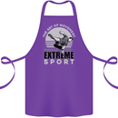 Parkour Free Running the Art of Movement Cotton Apron 100% Organic Purple