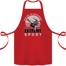 Parkour Free Running the Art of Movement Cotton Apron 100% Organic Red