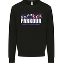 Parkour Free Running the Art of Movement Kids Sweatshirt Jumper Black