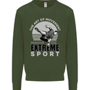Parkour Free Running the Art of Movement Kids Sweatshirt Jumper Forest Green