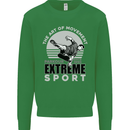 Parkour Free Running the Art of Movement Kids Sweatshirt Jumper Irish Green