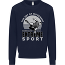 Parkour Free Running the Art of Movement Kids Sweatshirt Jumper Navy Blue