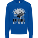 Parkour Free Running the Art of Movement Kids Sweatshirt Jumper Royal Blue
