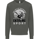 Parkour Free Running the Art of Movement Kids Sweatshirt Jumper Storm Grey