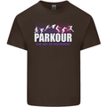 Parkour Free Running the Art of Movement Kids T-Shirt Childrens Chocolate