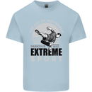 Parkour Free Running the Art of Movement Kids T-Shirt Childrens Light Blue