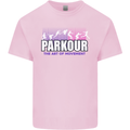 Parkour Free Running the Art of Movement Kids T-Shirt Childrens Light Pink