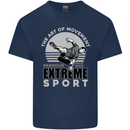 Parkour Free Running the Art of Movement Kids T-Shirt Childrens Navy Blue