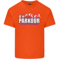 Parkour Free Running the Art of Movement Kids T-Shirt Childrens Orange