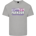 Parkour Free Running the Art of Movement Kids T-Shirt Childrens Sports Grey