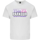 Parkour Free Running the Art of Movement Kids T-Shirt Childrens White