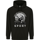 Parkour Free Running the Art of Movement Mens 80% Cotton Hoodie Black