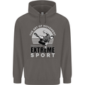 Parkour Free Running the Art of Movement Mens 80% Cotton Hoodie Charcoal