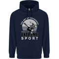 Parkour Free Running the Art of Movement Mens 80% Cotton Hoodie Navy Blue