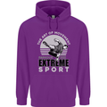 Parkour Free Running the Art of Movement Mens 80% Cotton Hoodie Purple