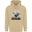 Parkour Free Running the Art of Movement Mens 80% Cotton Hoodie Sand