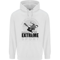 Parkour Free Running the Art of Movement Mens 80% Cotton Hoodie White