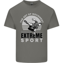 Parkour Free Running the Art of Movement Mens Cotton T-Shirt Tee Top Charcoal